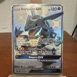 Pokemon Rayquaza GX 177a/168 Hidden Fates Near Mint Holofoil TCG Card English - Image 1