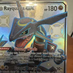 Pokemon Rayquaza GX 177a/168 Hidden Fates Near Mint Holofoil TCG Card English - Image 4