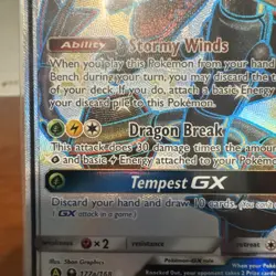 Pokemon Rayquaza GX 177a/168 Hidden Fates Near Mint Holofoil TCG Card English - Image 5