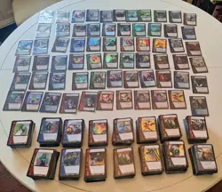 HUGE LOT OF 1550+ DC MARVEL VS SYSTEM TCG CCG CARDS W/ 65 FOIL CARDS! JOKER! LP - Image 1