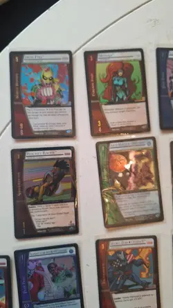 HUGE LOT OF 1550+ DC MARVEL VS SYSTEM TCG CCG CARDS W/ 65 FOIL CARDS! JOKER! LP - Image 2