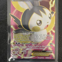 Emolga EX 143/146 X & Y Base set XY Ultra Rare Full Art Holo Pokemon Card LP+ - Image 3