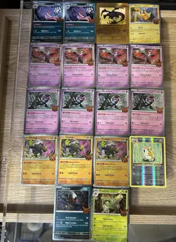 Lot Of 18 Ungraded Pokemon Cards Holo, Foil, Shiny, Rare - Image 1