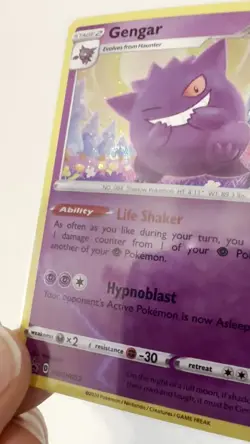 Pokemon Promo Card - Gengar SWSH052: Sword & Shield Promo Cards Holo NM w/ Swirl - Image 2