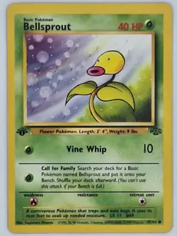 Bellsprout - 49/64 - 1st Edition Jungle - Common - Pokemon Card - LP - Image 1
