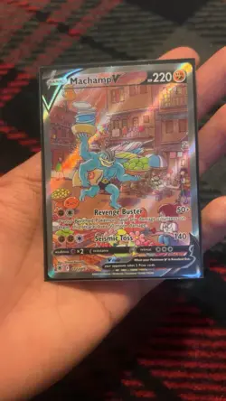 Pokemon Machamp V (Alternate Full Art) 172/189 Swsh10: Astral Radiance Alt Card - Image 1