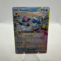 Glaceon ex 26/131 Holiday Snowflake Stamp Promo Pokemon Card Holo - Image 1