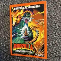 1994 Trendmasters Godzilla Vs GHIDORAH (#7) King Of The Monsters Toho Card TCG - Image 2
