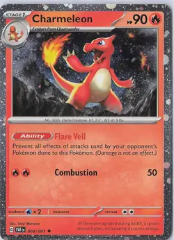 Charmeleon - (Cosmos Holo) Uncommon Miscellaneous Cards & Products 008/091 NM - Image 1