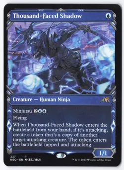 Thousand-Faced Shadow (Showcase) R Kamigawa: Neon Dynasty 337 NM - Image 1