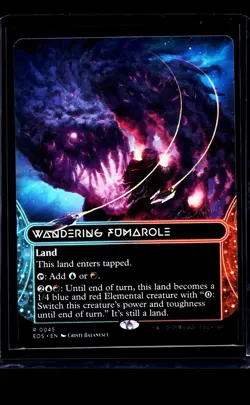 2025 MTG Magic the Gathering EOS Stellar Sights Borderless 45 Wandering Fumarole - Image 1