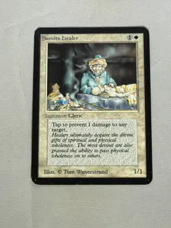 MTG Samite Healer Alpha Magic the Gathering - Image 1