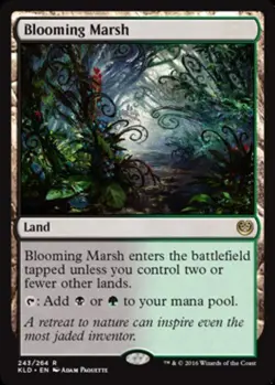 1x Blooming Marsh Moderate Play MTG Magic - Kid Icarus - - Image 1