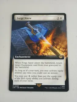MTG Forge Anew - Extended Art LTR Magic NM - Image 1