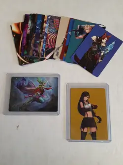 MTG Art Series Final Fantasy Lot of 20 Different - Tifa #52 (Gold) NM - Image 1