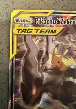 2019 Pokemon Tag Team Pikachu & Zekrom GX Black Star Promo SM168 - Image 4