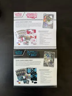 Pokemon Center Black Bolt and White Flare ETB PC Elite Trainer Box Set NEW - Image 4