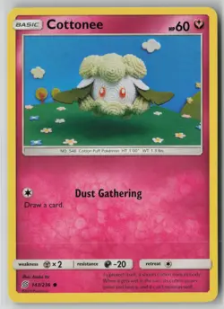 Cottonee 143/236 Pokemon TCG Sm-Unified Minds Regular (Near Mint) NM 1 - Image 1