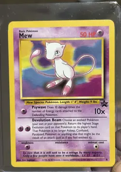2000 WOTC POKEMON LEAGUE MEW #8 BLACK STAR PROMO LOT OF 25 UNPLAYED FREE SHIP - Image 2