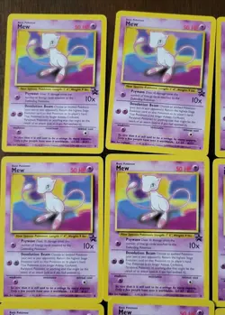 2000 WOTC POKEMON LEAGUE MEW #8 BLACK STAR PROMO LOT OF 25 UNPLAYED FREE SHIP - Image 4