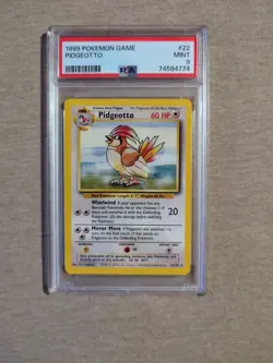 1999 Pokemon TCG Pidgeotto Base Set #22/102 Non-Holo PSA 9 Mint - Image 1