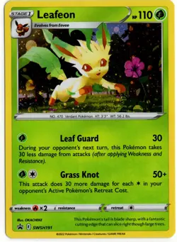 Pokemon - Sword & Shield Promo Leafeon SWSH191 NM - Image 1