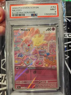 Pokemon TCG - PSA 9 MINT Milcery Illustration Rare 152/142 Stellar Crown - Image 1