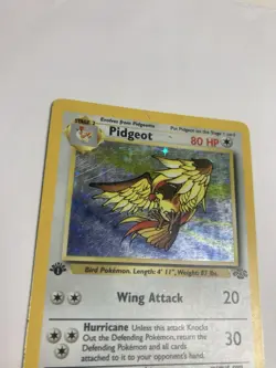 Pokemon Pidgeot 8/64 Jungle 1st Edition Holo MP - Image 2