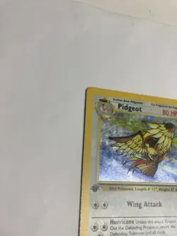 Pokemon Pidgeot 8/64 Jungle 1st Edition Holo MP - Image 5