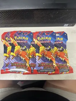 Lot Of 5 Pokemon TCG Scarlet & Violet Destined Rivals BRAND NEW Booster Packs - Image 1