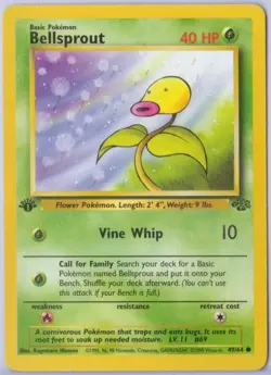 Bellsprout - 49/64 - Common - 1st Edition - Jungle - Pokemon - Image 1