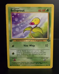 Pokemon TCG - BELLSPROUT - 1ST EDITION - 49/64 - WOTC - JUNGLE (1999) - HP/MP - Image 1