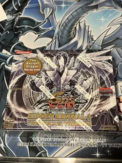 Yugioh Hidden Arsenal 4 Trishula's Triumph Booster Box 1st Edition SEALED! - Image 1