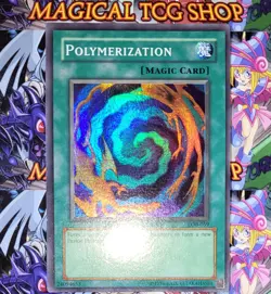 Yugioh Polymerization LOB-059 Super Rare Original Print Konami 2002 - Image 3