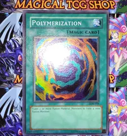 Yugioh Polymerization LOB-059 Super Rare Original Print Konami 2002 - Image 4