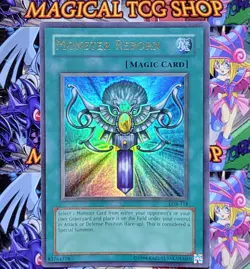 Yugioh Monster Reborn LOB-118 Ultra Rare Original Print Konami 2002 - Image 5