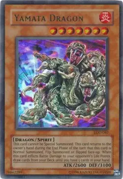 Damaged Yamata Dragon - LOD-067 - Ultra Rare - Unlimited Edition - YuGiOh - Image 1