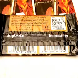 Lord of the Rings Trading Card Game Fellowship Booster Packs 4x Lot Sealed 2001 - Image 3