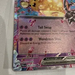 Pokemon Card TCG Dedenne EX S&V Paldea Evolved Holo Card 093/193 ⭐99p Start⭐ - Image 2