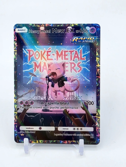MEW ROCK STAR Card MEW Card MEW Pokemon READ Card DESCRIPTION BELOW - Image 1