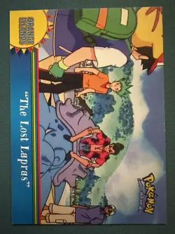 OR1 The Lost Lapras Topps TV Animation Series 3 Pokemon Card 2000 - Image 1