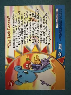 OR1 The Lost Lapras Topps TV Animation Series 3 Pokemon Card 2000 - Image 2