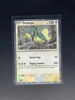 Drampa Pokemon card 015/015 Holo Mcdonald's 2025 Happy Meal - Image 1