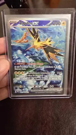 Zapdos Ex 202/165 Pokemon TCG Sv: Scarlet & Violet 151 Holo Card (Near Mint) NM - Image 1
