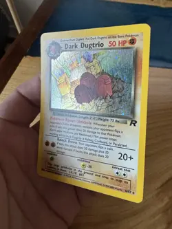 Dark Dugtrio 1st Edition Team Rocket 6/82 Holo Pokemon Card - Image 3