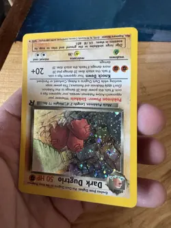 Dark Dugtrio 1st Edition Team Rocket 6/82 Holo Pokemon Card - Image 4