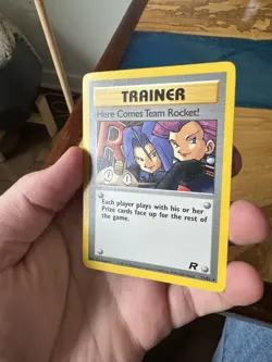 Pokemon Cards: Team Rocket Rare Non Holo: Here Comes Team Rocket! 15/82 - Image 3