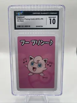 2019 Jigglypuff POKEMON Playing Card Old Maid JAPANESE CGC GEM MINT 10 - Image 1