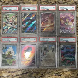 Pokemon Cards Lot Of 8 Slabs PSA - Image 1