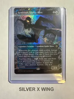 Symbiote Spider-Man Borderless Foil x1, MTG, Marvel's Spider-Man, SPM, NM - Image 1